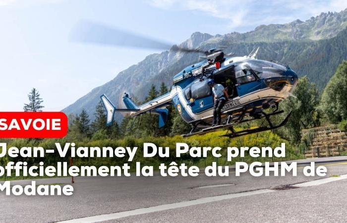 Jean-Vianney Du Parc officially takes over as head of the Modane PGHM