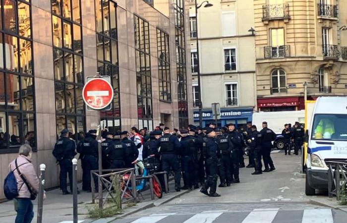 pro-Palestine activists entered the FFF premises to protest against the match being held