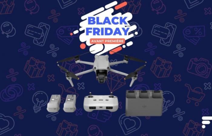 this excellent drone, accompanied by all its accessories, drops below €1,000 during the month of Black Friday