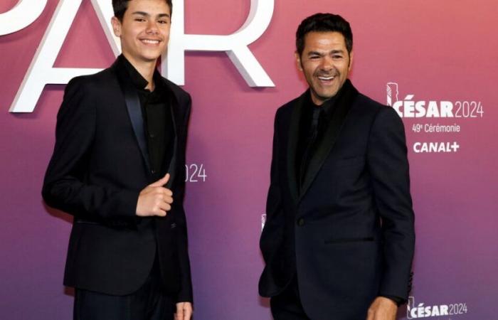 Back to basics for Jamel Debbouze and his son Léon, a photo that says a lot with a French star