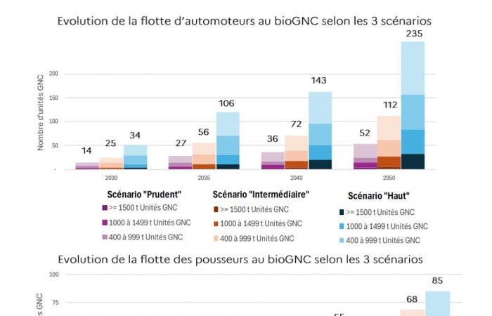 what potential does bioCNG have for river and coastal navigation?