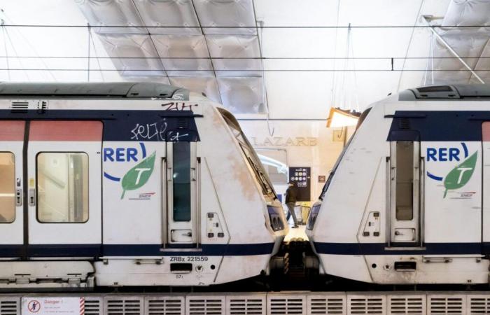 four people injured with axes in the RER E