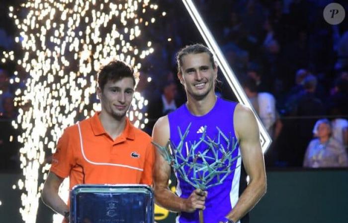 Ugo Humbert consoled himself for his defeat in the final in the arms of his magnificent partner, also a tennis player