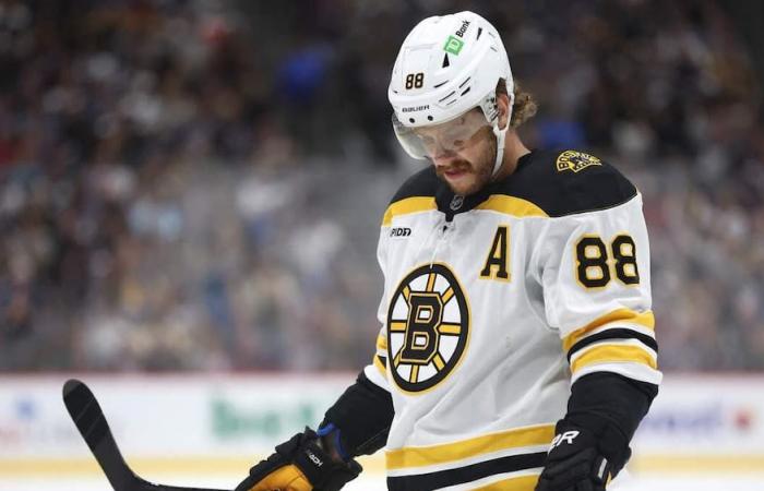 David Pastrnak benched by his coach