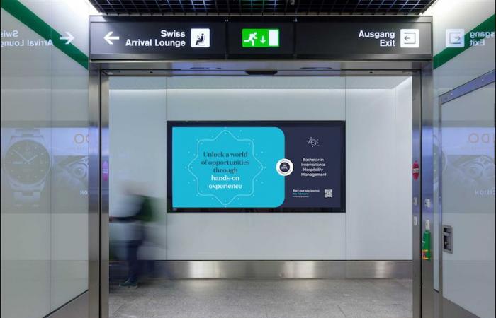 Farner carries out a DOOH campaign for EHL