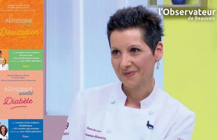 Pastry chef Sandrine Baumann has released 2 new books with adapted recipes, one on diabetes and the other on malnutrition