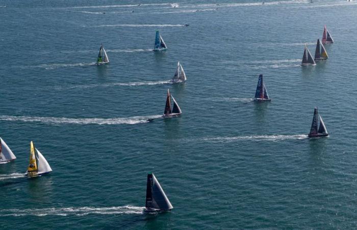 Ile-de-France native Louis Burton on the start of his 4th Vendée Globe!