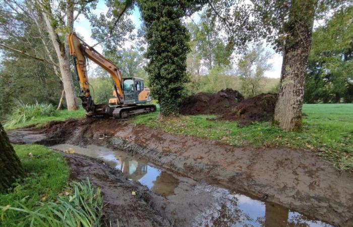 projects carried out to “renature” the Isle River, in Dordogne