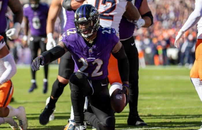 NFL: led by Derrick Henry and Zay Flowers, the Ravens crush the Broncos, 41 to 10