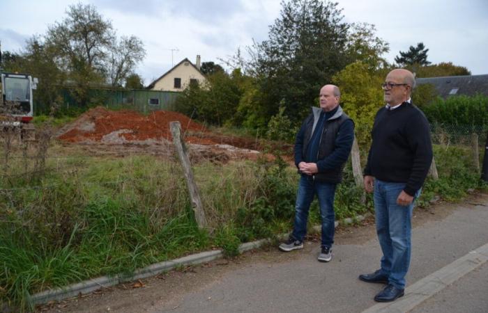 a first fire protection tank installed in Chavigny-Bailleul