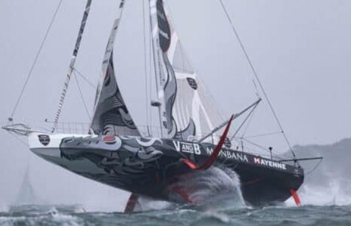 Maxime Sorel on his way to his second Vendée Globe