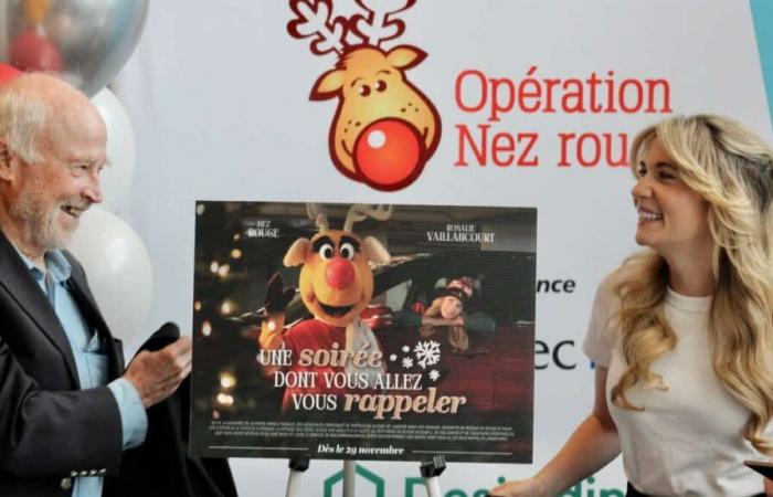 41st edition of Operation Red Nose: Rosalie Vaillancourt will be the spokesperson this year