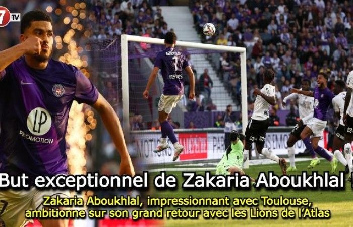 Zakaria Aboukhlal, impressive with Toulouse, aims for his big comeback with the Atlas Lions – Le7tv.ma