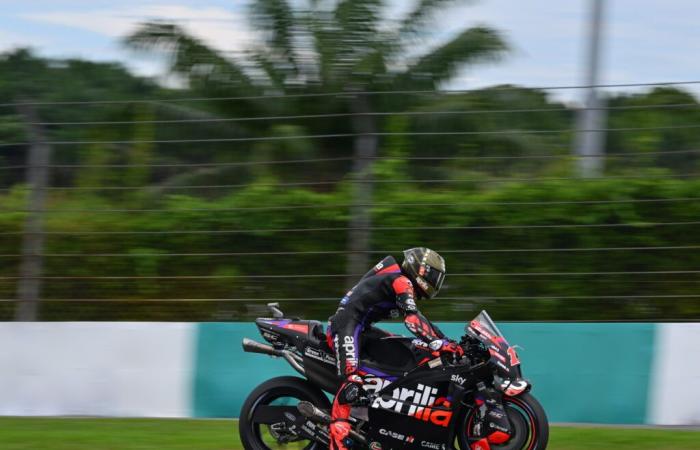 MotoGP, Malaysia J3, Maverick Viñales (Aprilia/7): “it was very hot, it was difficult to finish the race, but I managed”