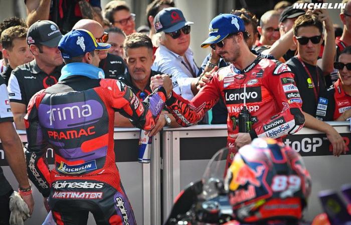 MotoGP Malaysia J3, Debriefing Francesco Bagnaia (Ducati/1): “I'm a healthy guy, a real sportsman, so I don't like this kind of thing”, etc. (entirety)