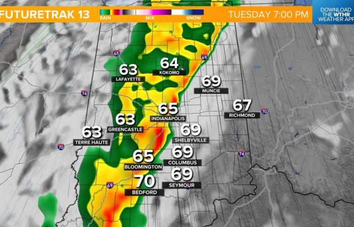 Here’s the best time to vote in central Indiana to avoid rain