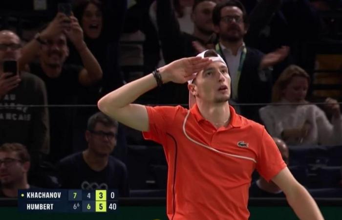 Unhappy finalist of the Bercy tennis Masters 1000 against Zverev, Ugo Humbert takes on a new dimension