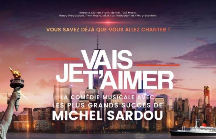 “I will love you”, the 100% Sardou musical at Arkéa Arena Tuesday November 19