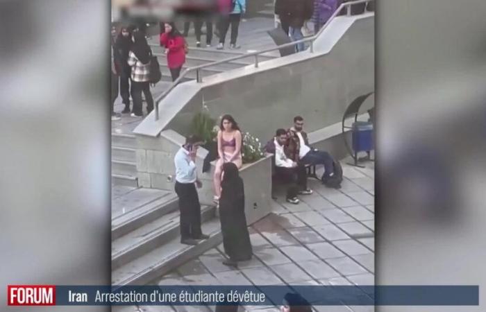 Arrest of a student who took off her clothes in protest in Tehran – rts.ch