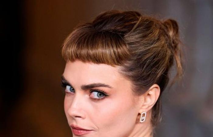 Cara Delevingne brings these bold bangs up to date