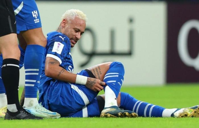 Again? Neymar is injured and comes off the bench in Al Hilal’s win over Esteghlal