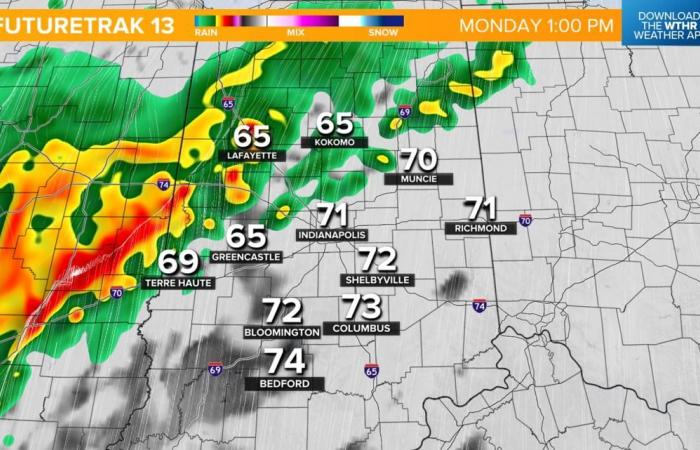 Here’s the best time to vote in central Indiana to avoid rain