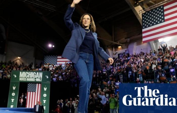 Harris vows at Michigan rally to ‘do everything in my power to end the war in Gaza’ | US elections 2024