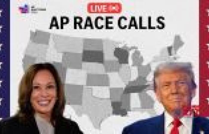 Election results LIVE: AP race calls, electoral map, Trump and Harris HQ (Video)