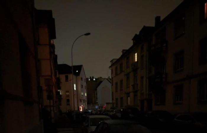 Several streets plunged into darkness in this district of Strasbourg: here’s why