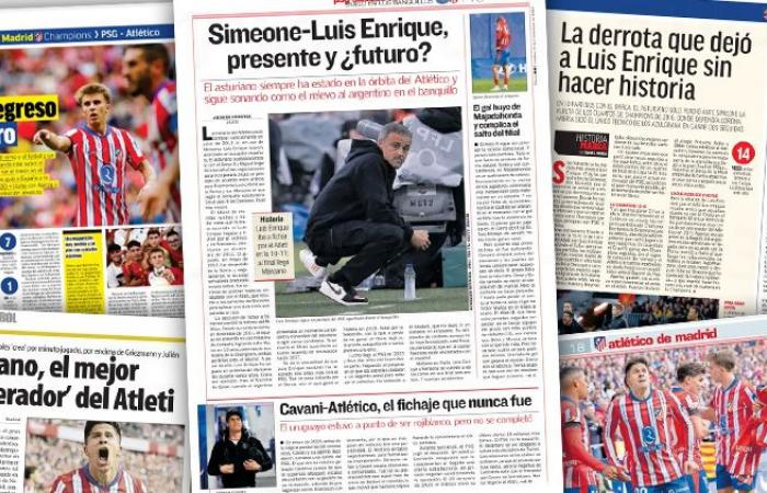 Match: Luis Enrique/Simeone, golden comeback, record goal, the Spanish press review before PSG/Atlético