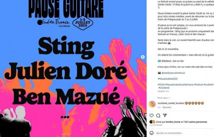 Pause Guitare Festival: the first names of the headliners for the 2025 edition have been revealed