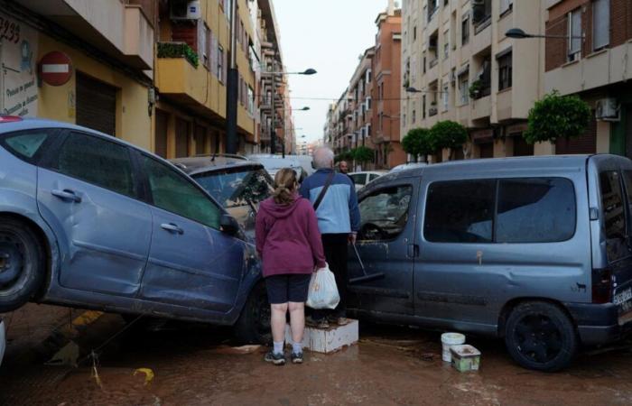 a French rescuer in Spain describes his arrival at the scene of the floods