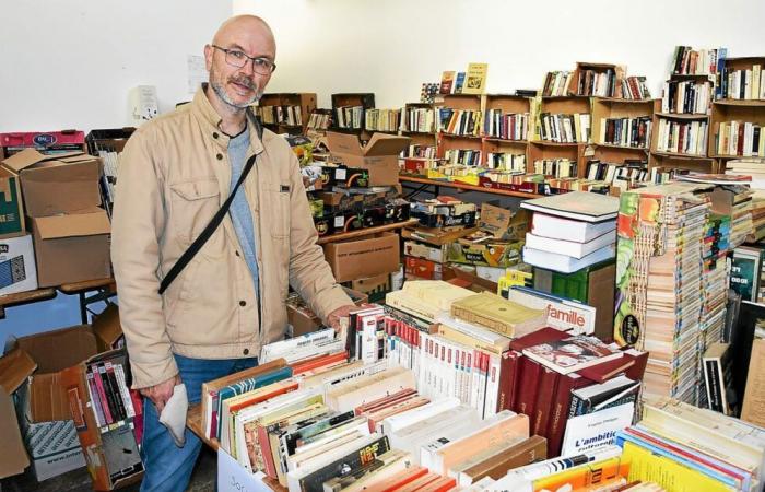 In Guingamp, thousands of books at €4 per kilo to finance the Diwan school