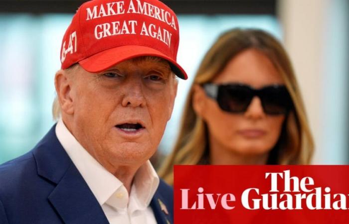 US election 2024 live updates: Trump casts ballot in Florida and says he feels ‘very confident’ as result remains on knife edge | US elections 2024