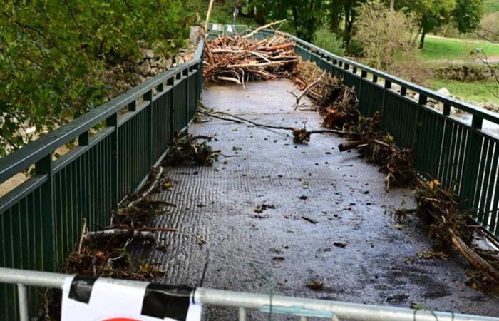 These bridges and footbridges which disappeared after the floods in Haute-Loire