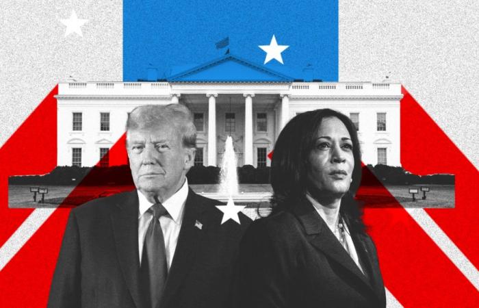 follow the election night which will decide between Kamala Harris and Donald Trump for the White House