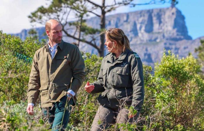 Prince William hikes to the peaks overlooking Cape Town