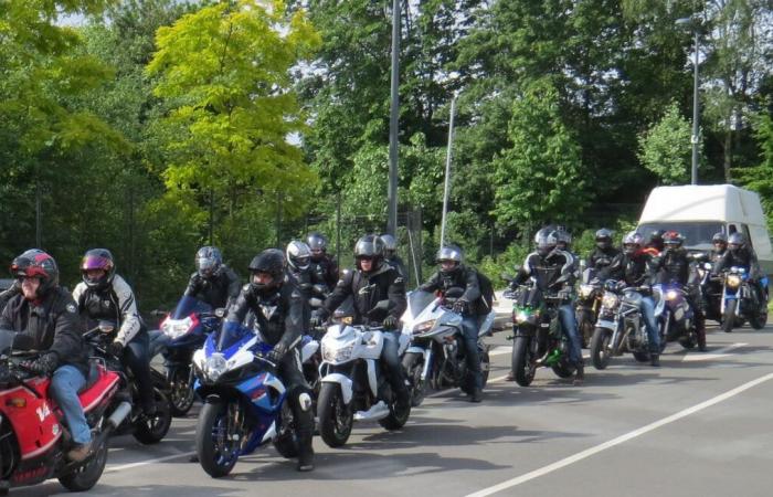 Bikers come together to raise awareness about the precarious situation of a mother