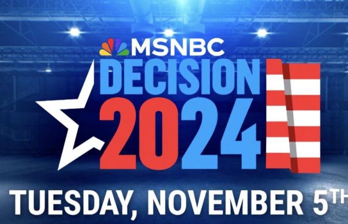 How to watch MSNBC live online on election night 2024