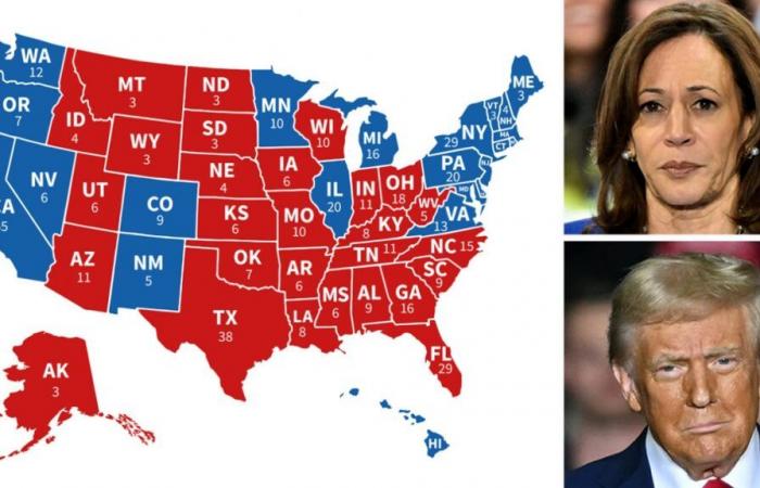 Trump or Harris? US election results updated in real time