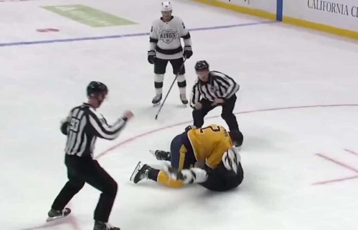 WATCH: Two fights break out between the Predators and the Kings