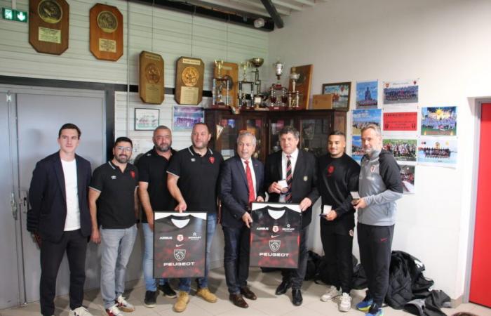 The players from the Toulousain stadium came to train in Ariège