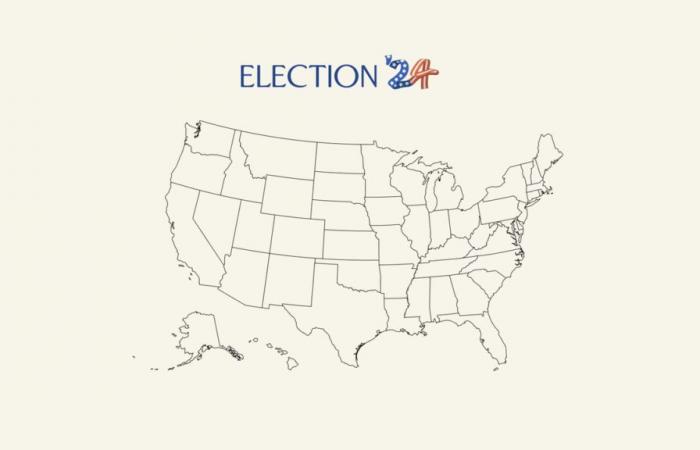 Election 2024: Live Results Map