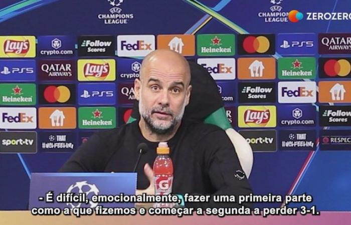 «We played a first half against a top team» :: zerozero.pt