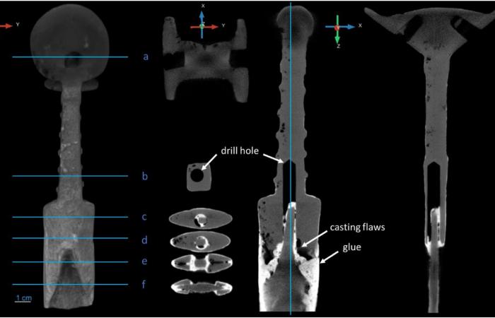 ⚔️ Modern drilling in Iranian Iron Age swords?