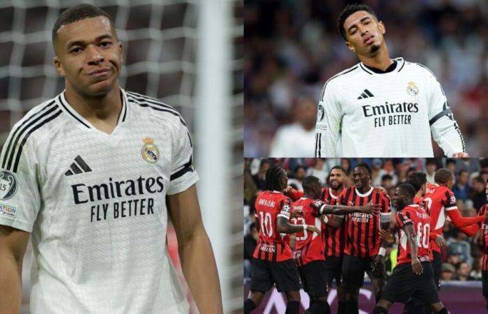 Real Madrid player ratings vs AC Milan: Kylian Mbappe has another Champions League night to forget while Lucas Vazquez and dreadful Blancos defence capitulate to Christian Pulisic-inspired Rossoneri