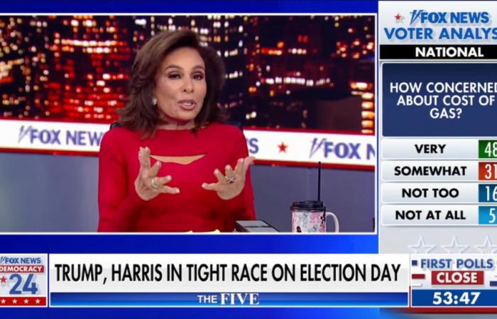 Fox News’ Jeanine Pirro Admits She’s ‘Nervous’ Harris Will Win