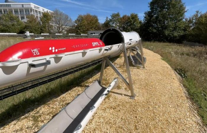 The record for the longest Hyperloop test set at EPFL – rts.ch