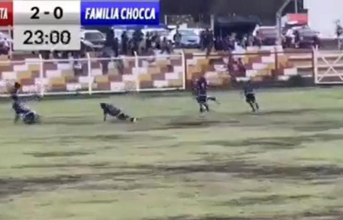 In Peru, a football player dies struck by lightning in the middle of a match