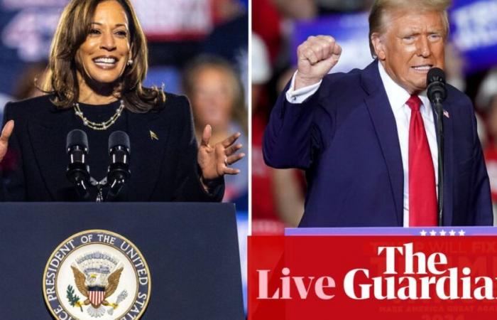 US election 2024 live updates: voting under way in most states as Harris and Trump hope to win presidency | US elections 2024